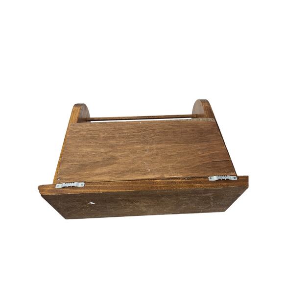 Vintage 90s Handmade Wooden Welcome Cross Stitch Shelf Rack Cottage Country - Picture 2 of 3